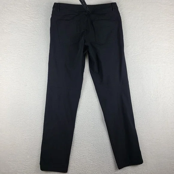 Lululemon ABC Pants Mens 32x32 Black Slim Fit Activewear Performance Tech Golf